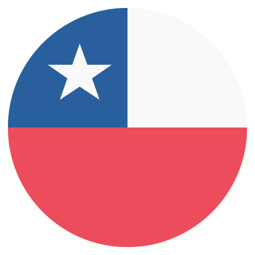 Flag: Chile as drawn by JoyPixels in 2.0
