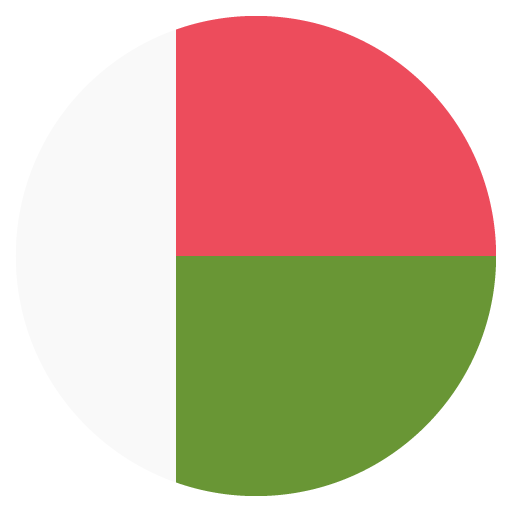 Flag: Madagascar as drawn by JoyPixels in 2.0
