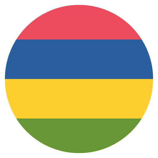 Flag: Mauritius as drawn by JoyPixels in 2.0