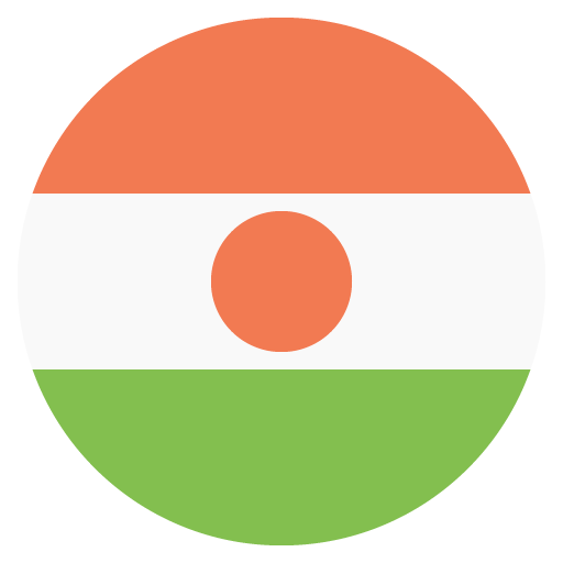 Flag: Niger as drawn by JoyPixels in 2.0