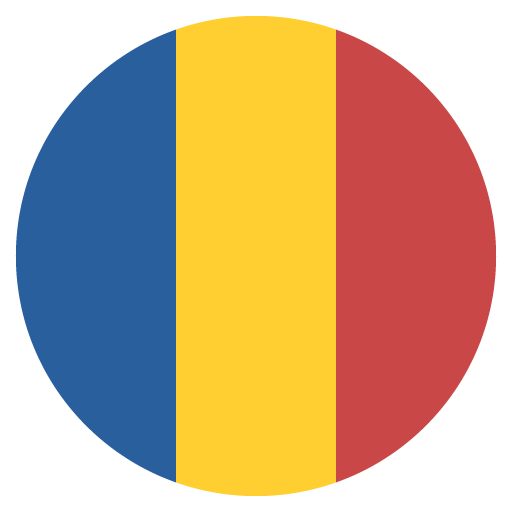 Flag: Romania as drawn by JoyPixels in 2.0