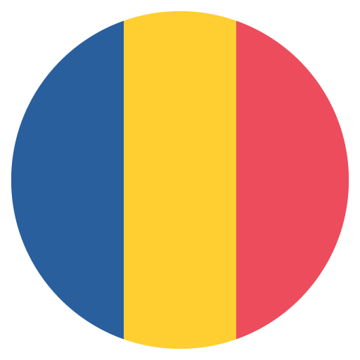 Flag: Chad as drawn by JoyPixels in 2.0