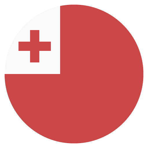 Drapeau : Tonga as drawn by JoyPixels in 2.0