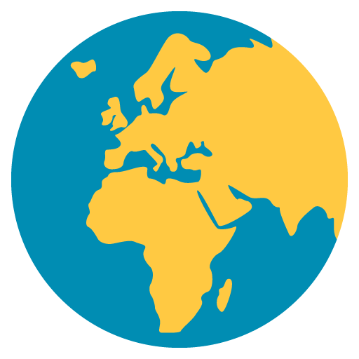 Globe Showing Europe-Africa, the design in this release