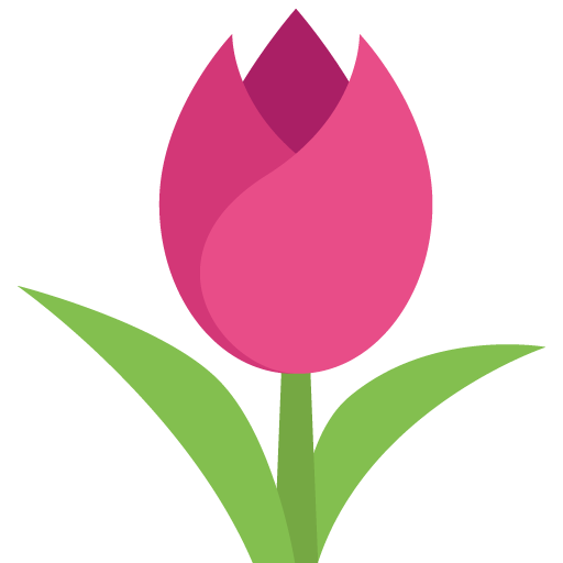 Tulip as drawn by JoyPixels in 2.0