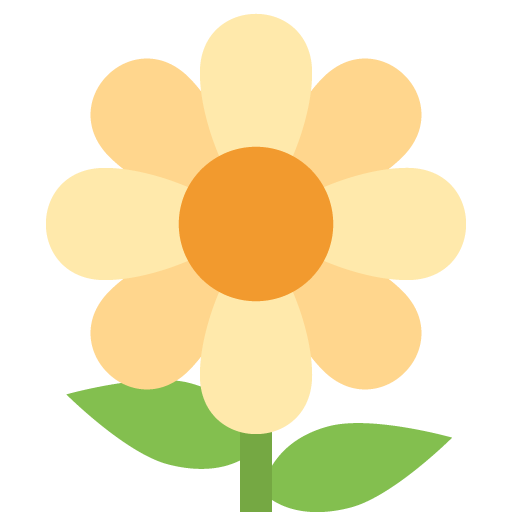 Blossom as drawn by JoyPixels in 2.0
