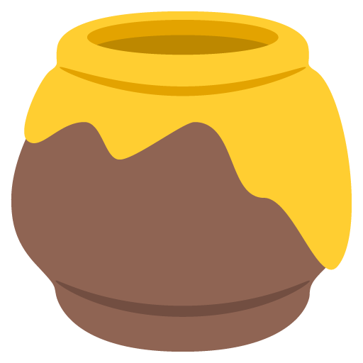 Honey Pot as drawn by JoyPixels in 2.0