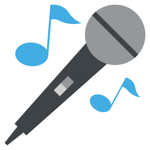Microphone as drawn by JoyPixels in 2.0