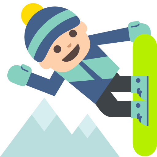 Snowboarder, the previous design