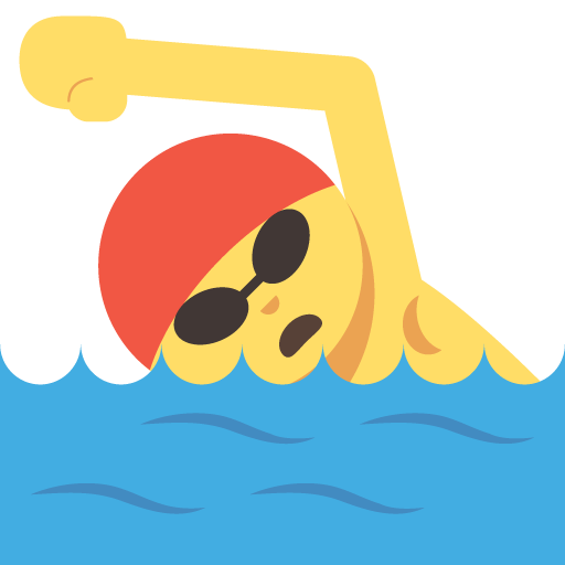 Person Swimming, the design in this release