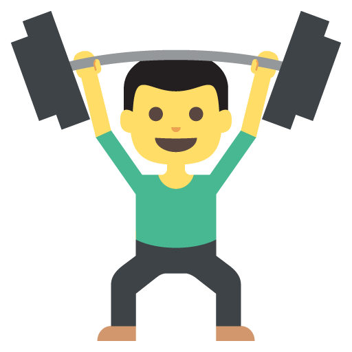 Person Lifting Weights, the previous design