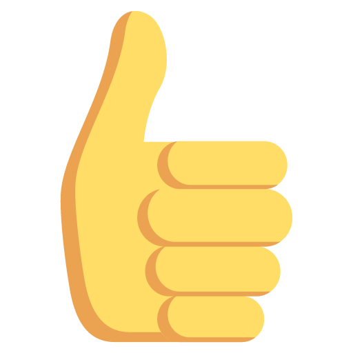 Thumbs up, the previous design