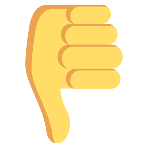 Thumbs Down, the previous design