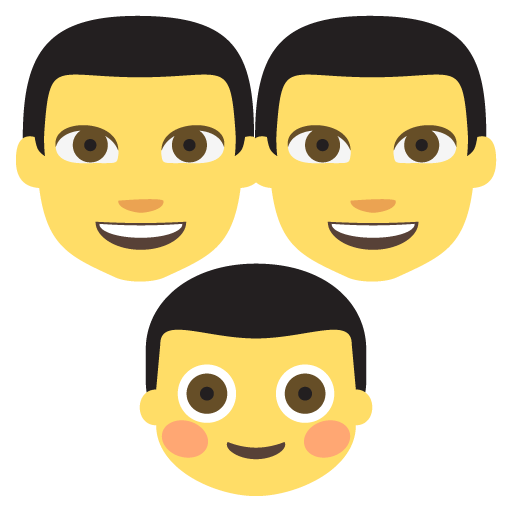 Family: Man, Man, Boy, the previous design