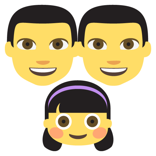 Family: Man, Man, Girl, the previous design
