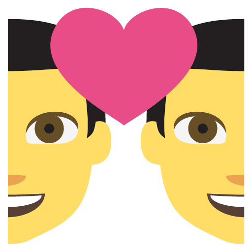 Couple with Heart: Man, Man, the previous design