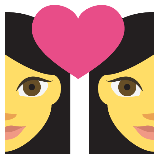 Couple with Heart: Woman, Woman, the previous design