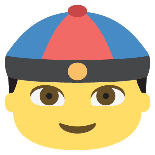 Person with Skullcap, the previous design