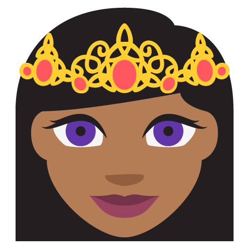Princess: Medium-Dark Skin Tone, the previous design