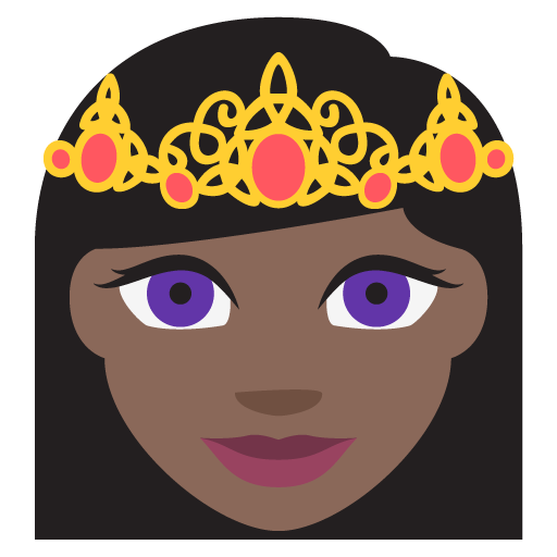 Princess: Dark Skin Tone, the previous design