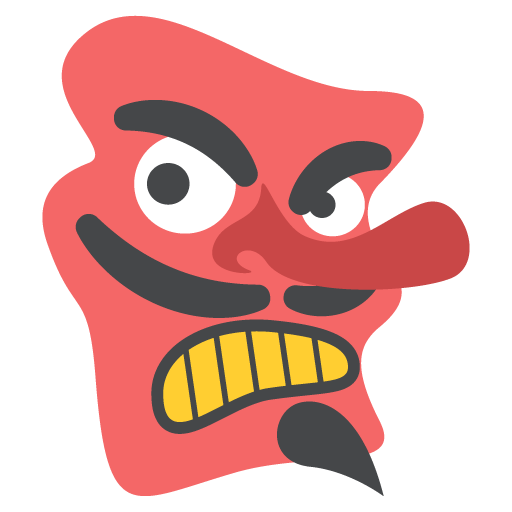 عفريت as drawn by JoyPixels in 2.0