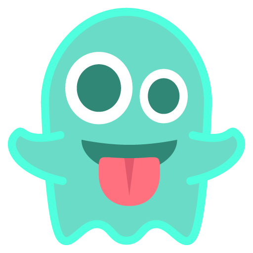 Ghost as drawn by JoyPixels in 2.0