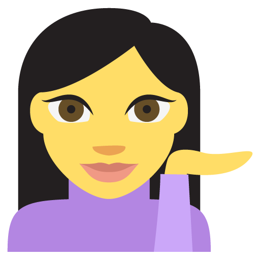 Person Tipping Hand, the previous design
