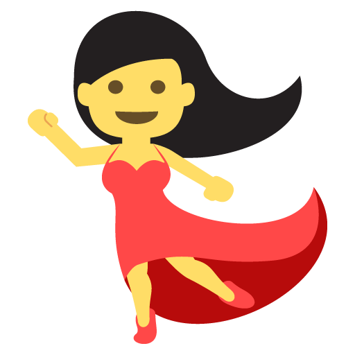 Woman Dancing, the previous design