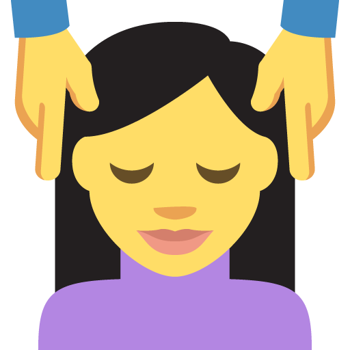 Person Getting Massage, the previous design