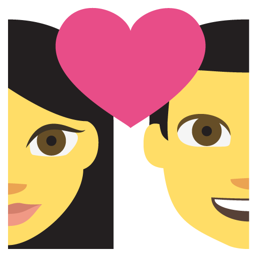 Couple with Heart, the previous design