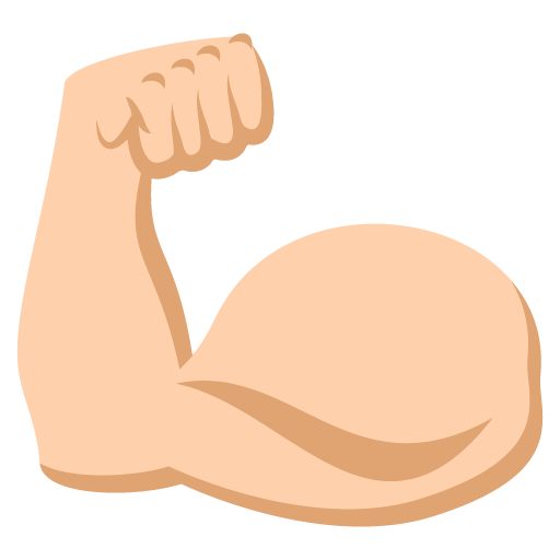 Flexed Biceps: Medium-Light Skin Tone, the previous design