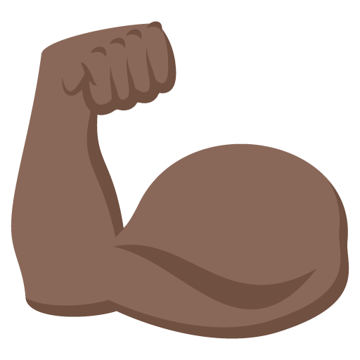 Flexed Biceps: Dark Skin Tone, the previous design