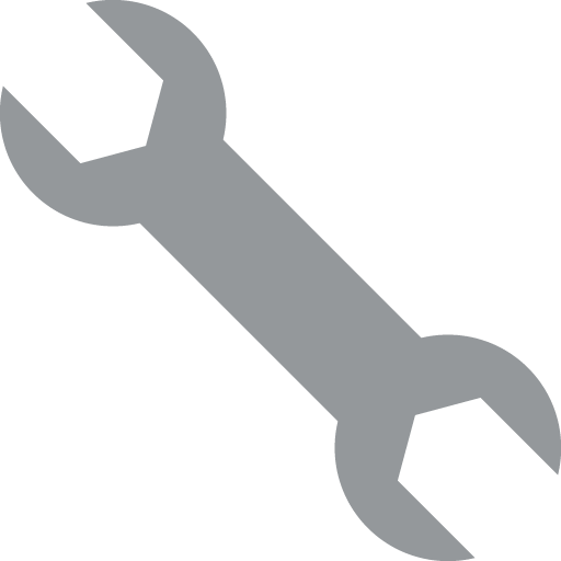 Wrench as drawn by JoyPixels in 2.0