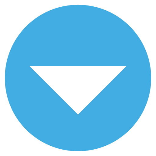 Downwards Button as drawn by JoyPixels in 2.0
