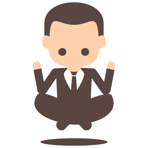 Person in Suit Levitating, the previous design