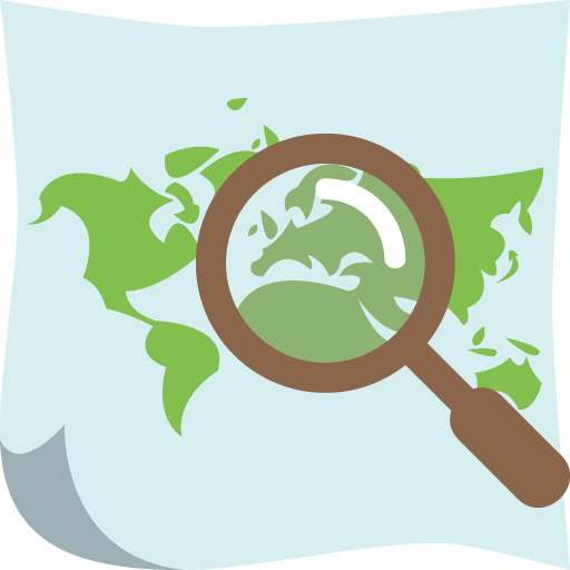 World Map as drawn by JoyPixels in 2.0