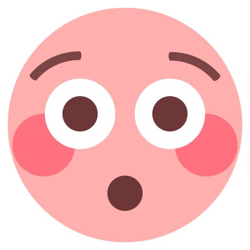 Flushed Face, the previous design