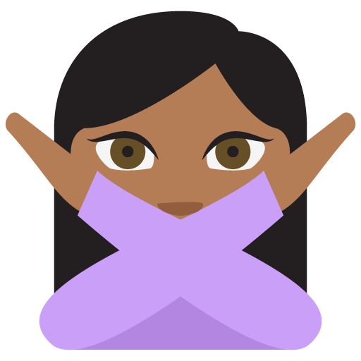 Person Gesturing NO: Medium-Dark Skin Tone, the previous design