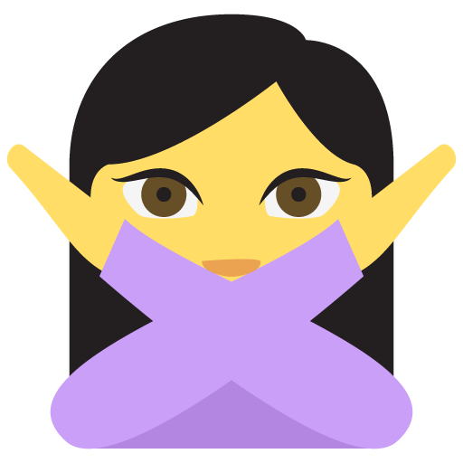 Person Gesturing NO, the previous design
