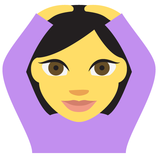 Person Gesturing OK, the previous design