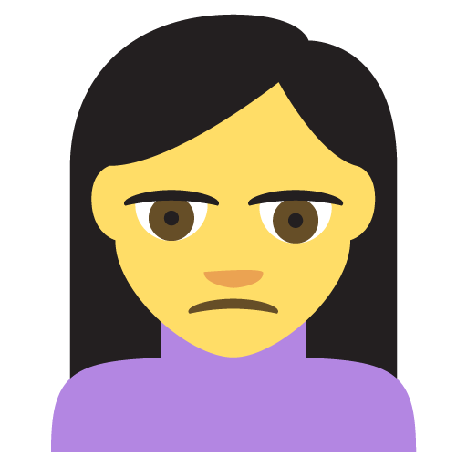 Person Frowning, the previous design