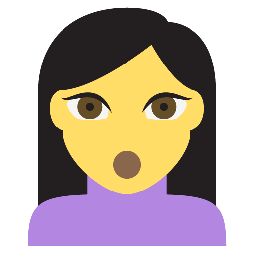 Person Pouting, the previous design