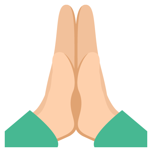 Folded Hands: Medium-Light Skin Tone, the design in this release