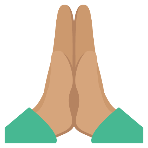 Folded Hands: Medium Skin Tone, the design in this release