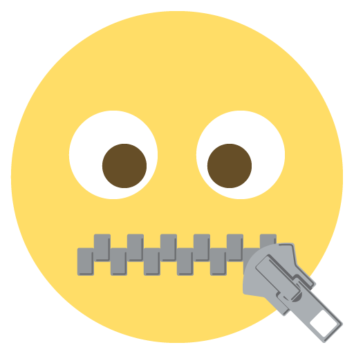 Zipper-Mouth Face, the design in this release