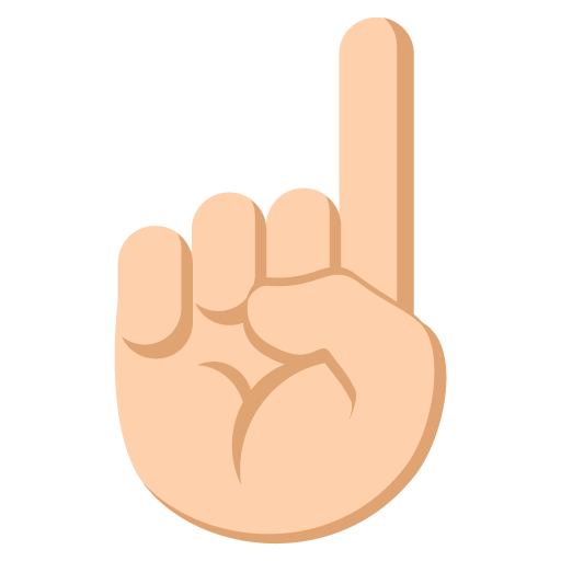 Index Pointing up: Medium-Light Skin Tone, the previous design