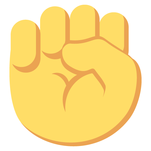 Raised Fist, the previous design