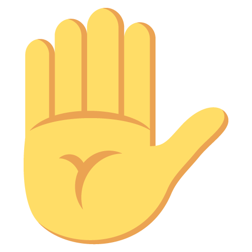 Raised Hand, the previous design