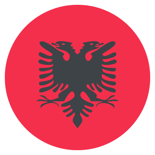 Flag: Albania, the previous design