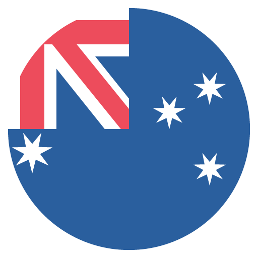 Flag: Australia as drawn by JoyPixels in 2.1